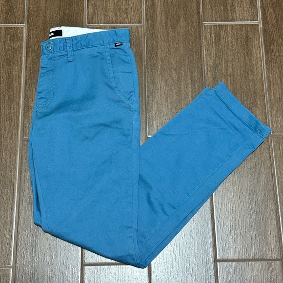 Vans Men's Teal Chinos - Picture 1 of 6